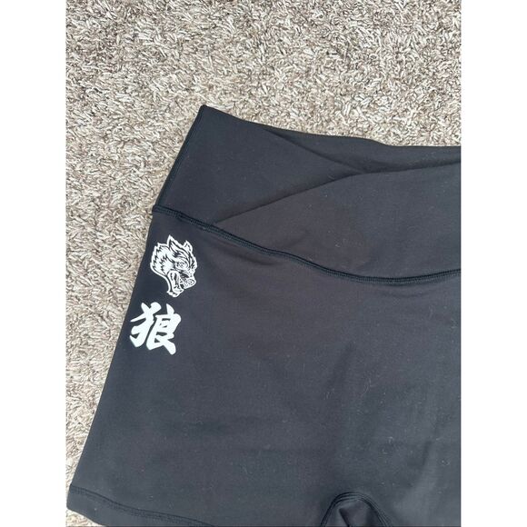 Darc Sport SHE Loyalty Pearl Energy Shorts Cross Over Waistband Black Gym S - Picture 11 of 11